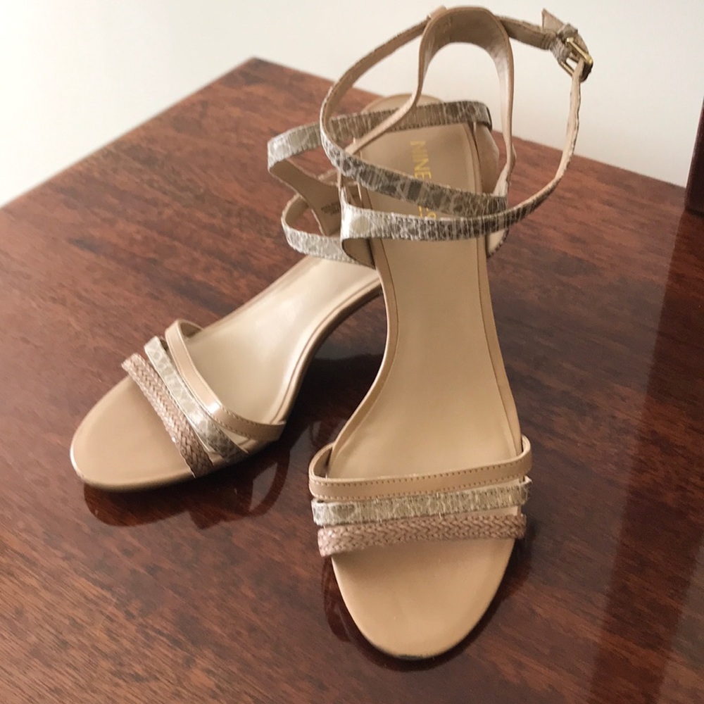 Nine West heeled sandals.